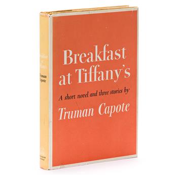 Capote, Truman (1924-1984) Breakfast at Tiffanys, Signed First Edition.